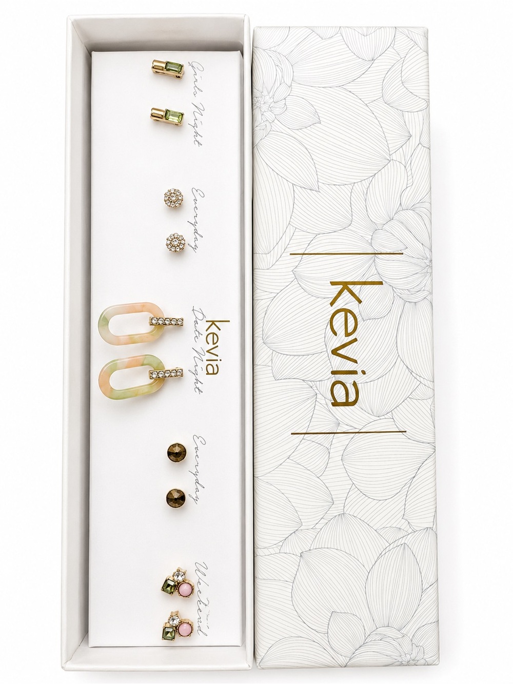 Kevia Portia Five Piece Earring Set
